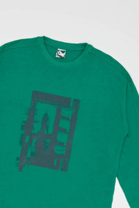 UTILITY 8 OZ LONG SLEEVE - FOREST GREEN - THE ROOM BY BASMATEE