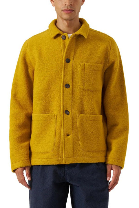 WOOL FLEECE FIELD JACKET - THE ROOM BY BASMATEE