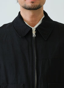 WOOL JACKET BLACK - THE ROOM BY BASMATEE
