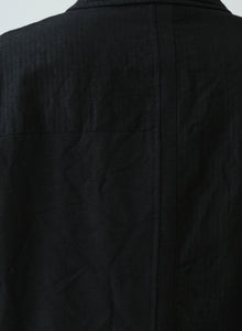 WOOL JACKET BLACK - THE ROOM BY BASMATEE
