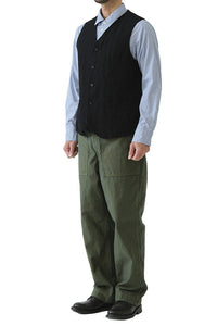 WOOL VEST BLACK - THE ROOM BY BASMATEE