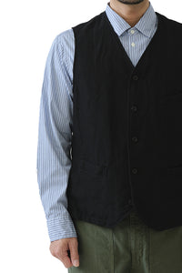 WOOL VEST BLACK