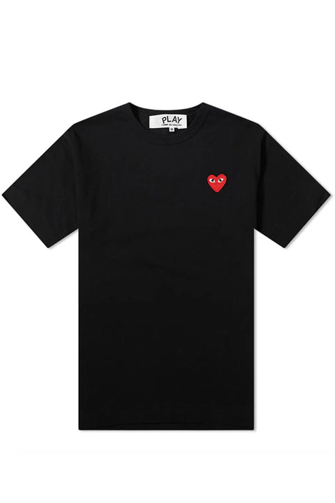 comme des garçons play heart logo t-shirt