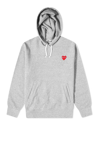 RED HEART CDG LOGO HOODIE