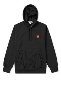 RED HEART CDG LOGO HOODIE - THE ROOM BY BASMATEE
